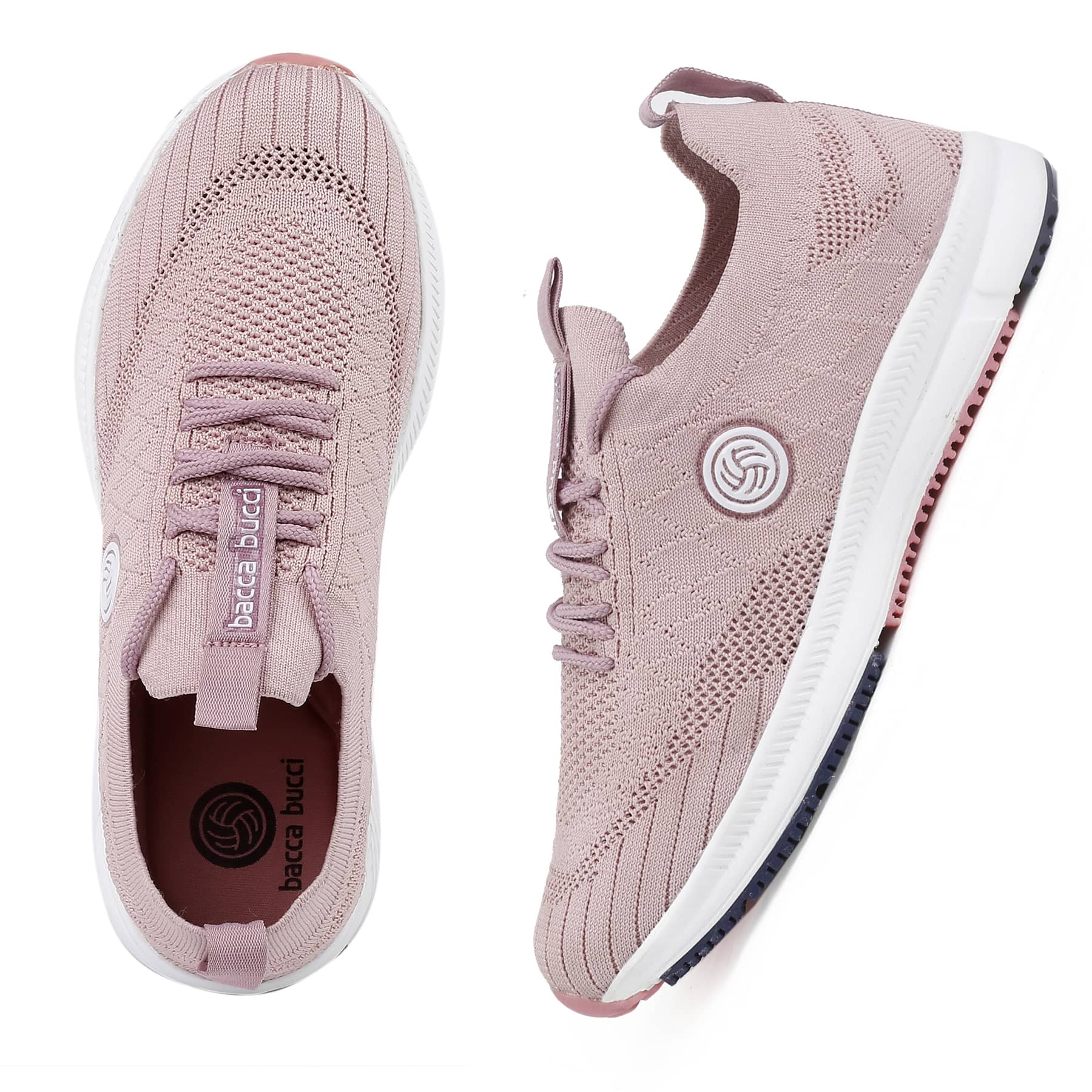 Bacca Bucci WAVE RIDER Training Shoes For Women | Pink Casual Sneakers For Women - Image 4